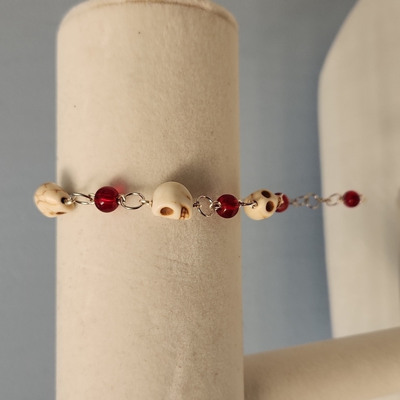 2/$20 Handmade skull bracelet - Picture 3 of 6